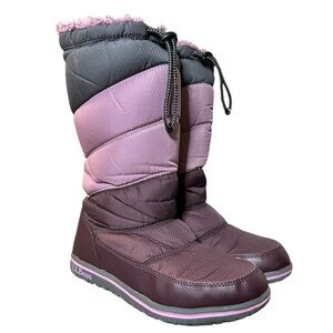 L.L. Bean Ultralight Waterproof Tall Snow Boot size 5 girl